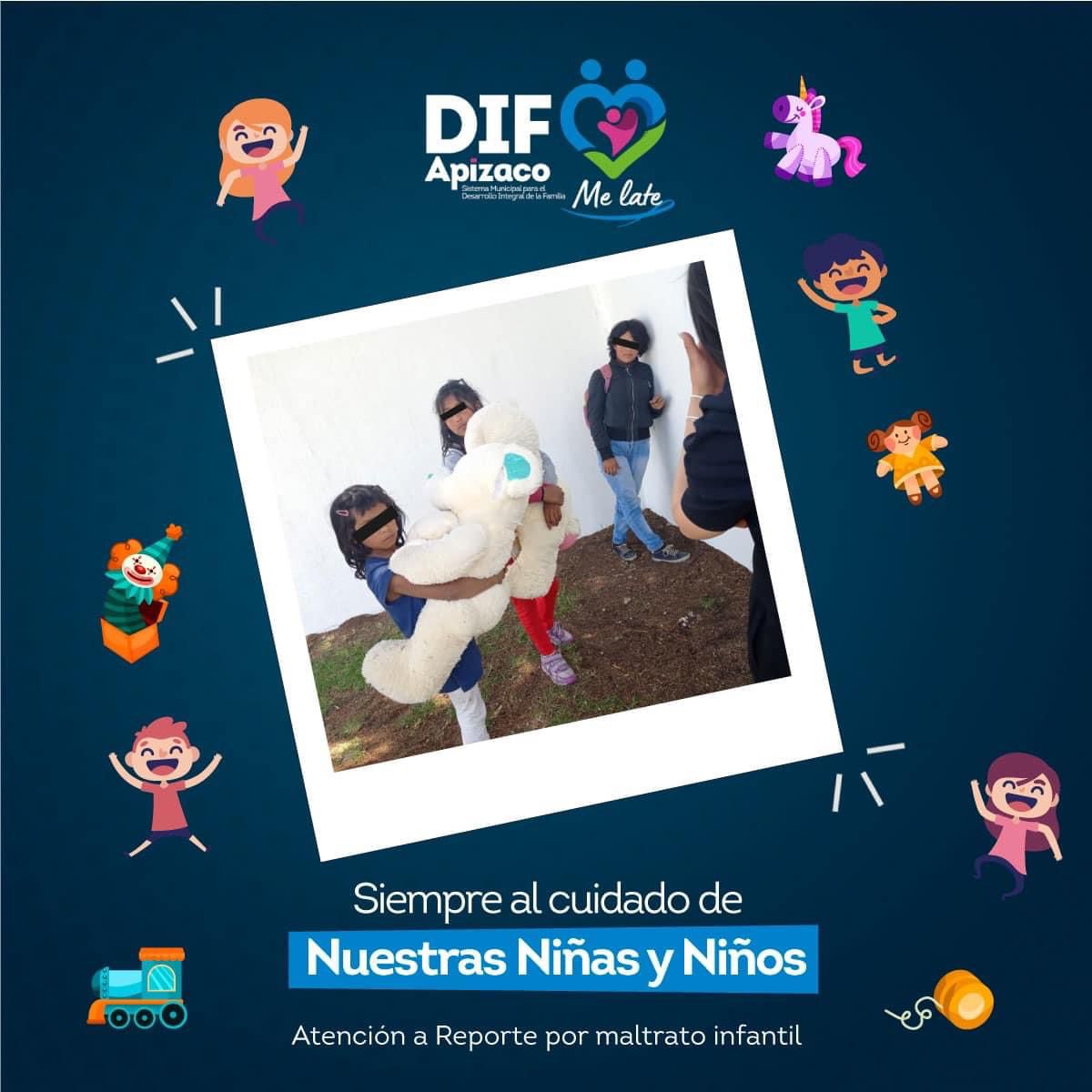 Nuevamente DIF de Apizaco rescata a tres menores víctimas de violencia